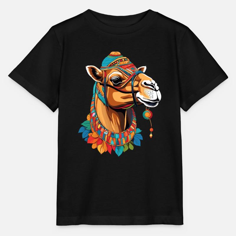 Kamel - Stanley/Stella Kinder T-Shirt MINI CREATOR  - Schwarz