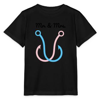 Angelhaken - Stanley/Stella Kinder T-Shirt MINI CREATOR  - Schwarz - Vorne - Mikhail (115cm)