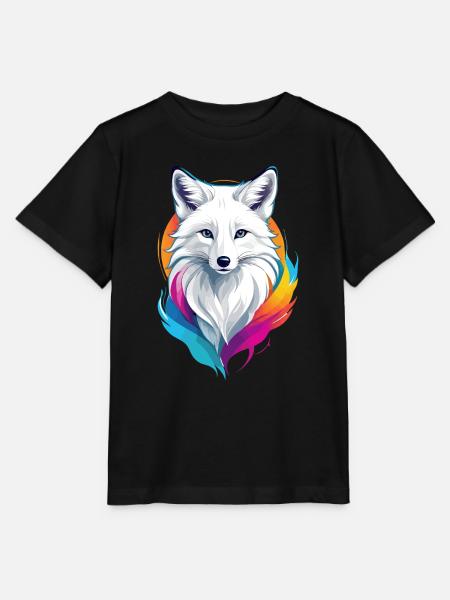 Polarfuchs - Stanley/Stella Kinder T-Shirt MINI CREATOR - Schwarz