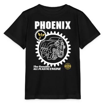 Moteur PHOENIX - T-shirt bio MINI CREATOR Stanley/Stella Enfant - noir - Devant - Mikhail (115cm)