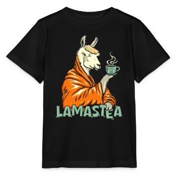 lamastea - Stanley/Stella MINI CREATOR Kids’ T-Shirt - black - Front - Mikhail (115cm)