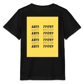 ANTI FPÖVP - T-shirt bio MINI CREATOR Stanley/Stella Enfant - noir - Devant - Mikhail (115cm)