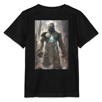 Golem Cadeau du Judaïsme Juif - T-shirt bio MINI CREATOR Stanley/Stella Enfant - noir - Devant - Mikhail (115cm)