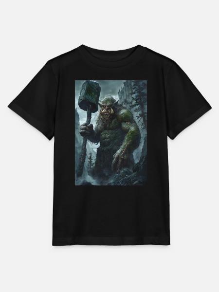 Riese Giant Norwegen Geschenk - Stanley/Stella Kinder T-Shirt MINI CREATOR  - Schwarz