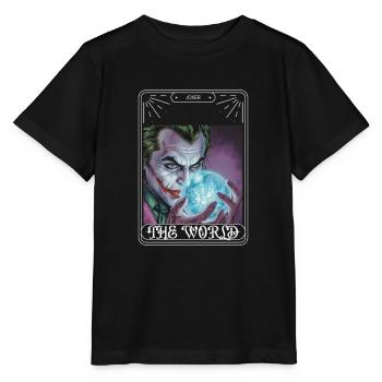 JOKER - T-shirt bio MINI CREATOR Stanley/Stella Enfant - noir - Devant - Mikhail (115cm)