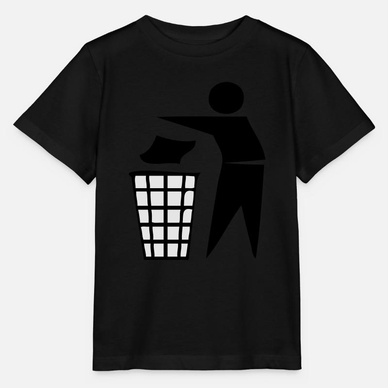 keep tidy - Stanley/Stella Kinder T-Shirt MINI CREATOR - Schwarz
