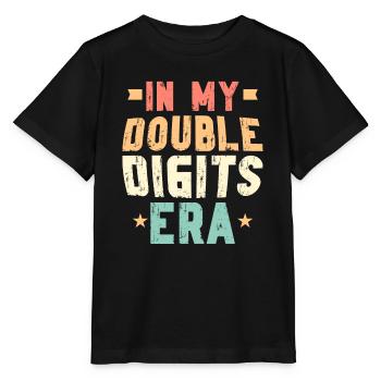 10th Birthday Girl Gift Idea Ten Years - Stanley/Stella MINI CREATOR Kids’ T-Shirt - black - Front - Mikhail (115cm)
