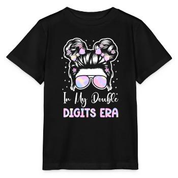 10th Birthday Girl Gift Idea Ten Years - Stanley/Stella MINI CREATOR Kids’ T-Shirt - black - Front - Mikhail (115cm)