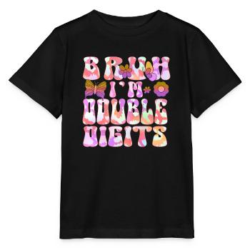 10ème Anniversaire Fille Idée Cadeau Dix Ans - T-shirt bio MINI CREATOR Stanley/Stella Enfant - noir - Devant - Mikhail (115cm)