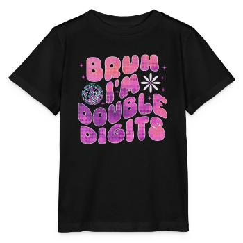 10th Birthday Girl Gift Idea Ten Years - Stanley/Stella MINI CREATOR Kids’ T-Shirt - black - Front - Mikhail (115cm)