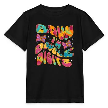 10ème Anniversaire Fille Idée Cadeau Dix Ans - T-shirt bio MINI CREATOR Stanley/Stella Enfant - noir - Devant - Mikhail (115cm)