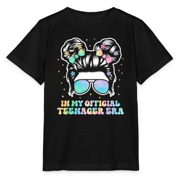 13ème anniversaire fille idée cadeau ado - T-shirt bio MINI CREATOR Stanley/Stella Enfant - noir - Devant - Mikhail (115cm)
