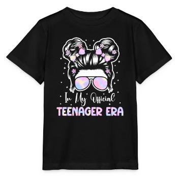 13ème anniversaire fille idée cadeau ado - T-shirt bio MINI CREATOR Stanley/Stella Enfant - noir - Devant - Mikhail (115cm)