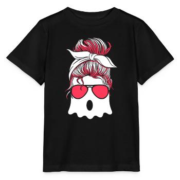 Halloween Geist Frauen Mädchen - Stanley/Stella Kinder T-Shirt MINI CREATOR  - Schwarz - Vorne - Mikhail (115cm)