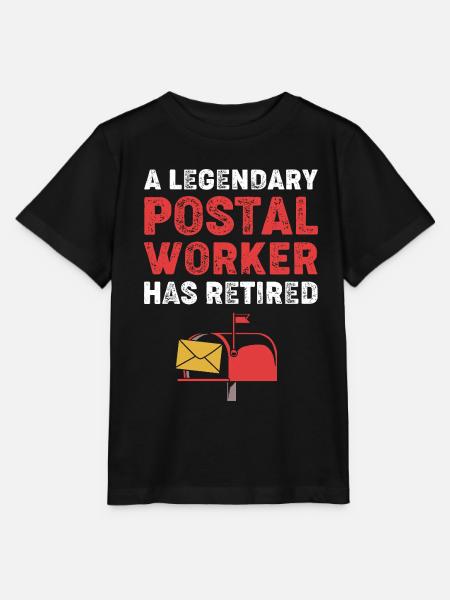 Post Postmark - Stanley/Stella MINI CREATOR Kids’ T-Shirt - black