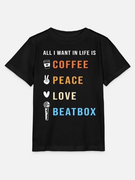 Beatbox - Stanley/Stella Kinder T-Shirt MINI CREATOR  - Schwarz