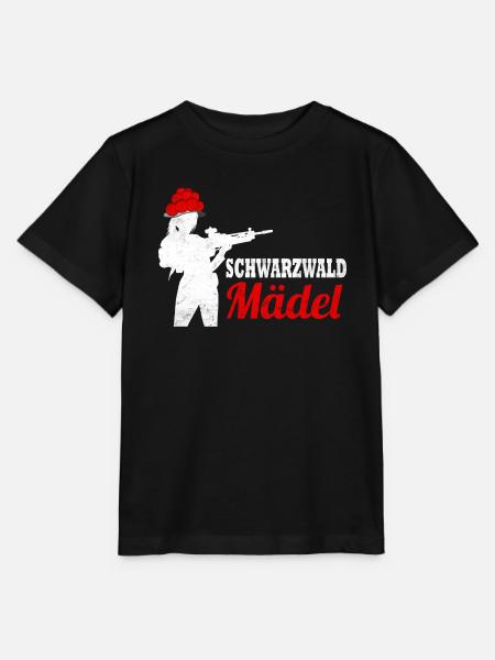 Schwarzwaldmädel Bollenhut Schwarzwald - Stanley/Stella Kinder T-Shirt MINI CREATOR - Schwarz