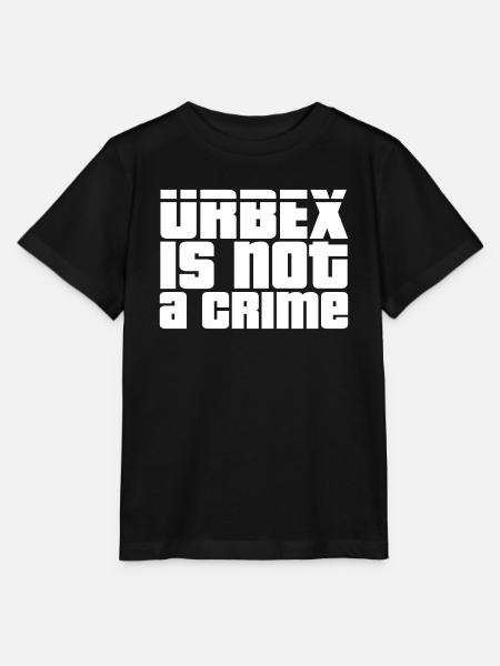 Urbax is not a crime - Stanley/Stella MINI CREATOR Kids’ T-Shirt - black