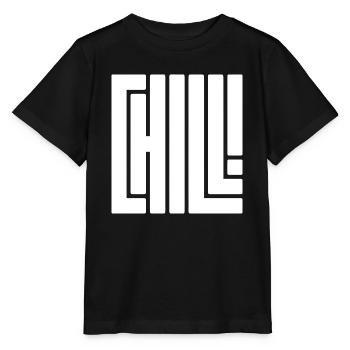 Chill - Stanley/Stella Kinder T-Shirt MINI CREATOR  - Schwarz - Vorne - Mikhail (115cm)