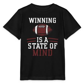 Winning is a state of mind - Stanley/Stella Kinder T-Shirt MINI CREATOR  - Schwarz - Vorne - Mikhail (115cm)