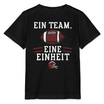 Ein Team, eine Einheit - Football - Stanley/Stella Kinder T-Shirt MINI CREATOR  - Schwarz - Vorne - Mikhail (115cm)