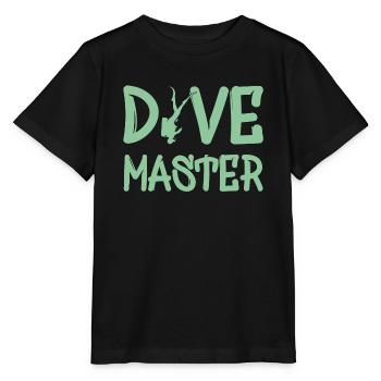 Dive Master Diving Scuba Diver - Stanley/Stella Kinder T-Shirt MINI CREATOR  - Schwarz - Vorne - Mikhail (115cm)