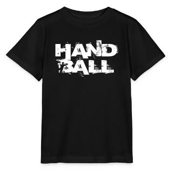 Handball Handballer Handballerin Unisex - Stanley/Stella Kinder T-Shirt MINI CREATOR  - Schwarz - Vorne - Mikhail (115cm)