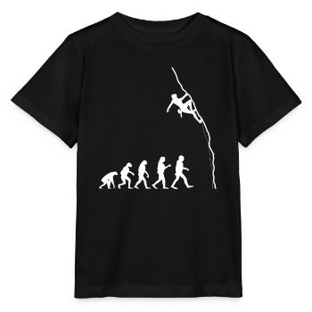 Escalade Bouldern grimpeur Climbing Climber Evolu - T-shirt bio MINI CREATOR Stanley/Stella Enfant - noir - Devant - Mikhail (115cm)