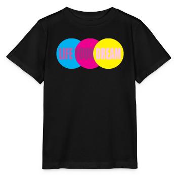 Motivation Life Quote - Stanley/Stella MINI CREATOR Kids’ T-Shirt - black - Front - Mikhail (115cm)