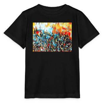 Modern art - Stanley/Stella MINI CREATOR Kids’ T-Shirt - black - Front - Mikhail (115cm)