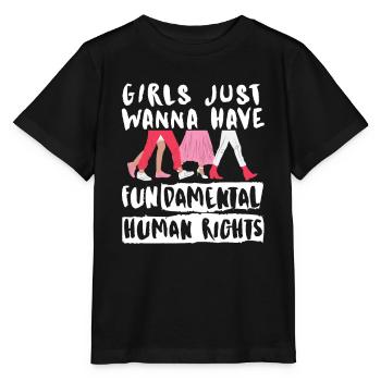 Womens Rights Women Graphic - Stanley/Stella MINI CREATOR Kids’ T-Shirt - black - Front - Mikhail (115cm)