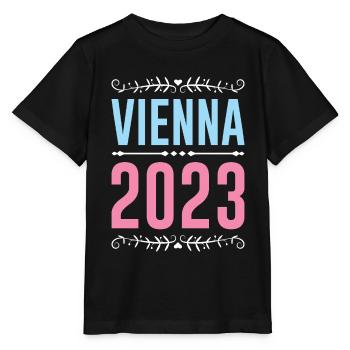 Vienne 2023 Vienne - T-shirt bio MINI CREATOR Stanley/Stella Enfant - noir - Devant - Mikhail (115cm)