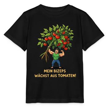 Gardening Sportsman - Stanley/Stella MINI CREATOR Kids’ T-Shirt - black - Front - Mikhail (115cm)