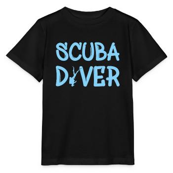 Scuba Diver - Stanley/Stella Kinder T-Shirt MINI CREATOR  - Schwarz - Vorne - Mikhail (115cm)