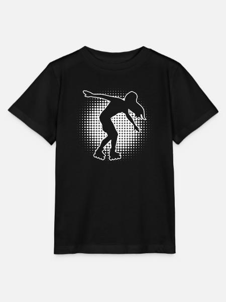Rollschuh Rollerskaten Damen Herren Rollerskate - Stanley/Stella Kinder T-Shirt MINI CREATOR - Schwarz