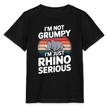 Rhinocéros Rhinocéros - T-shirt bio MINI CREATOR Stanley/Stella Enfant - noir - Devant - Mikhail (115cm)