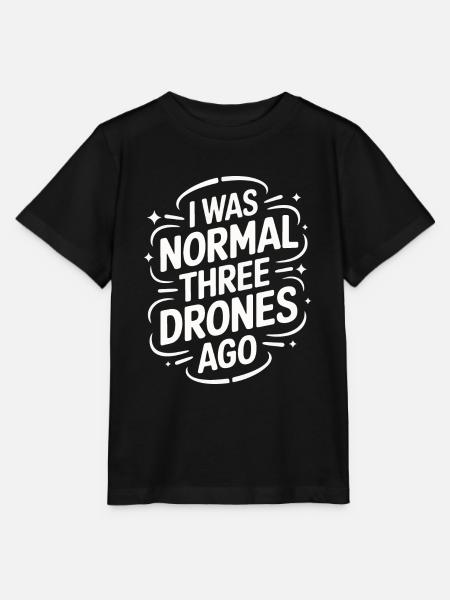 Dronen Pilot Quadrocopter Drone - Stanley/Stella Kinder T-Shirt MINI CREATOR  - Schwarz