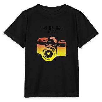 Camera Freiburg Germany - Stanley/Stella MINI CREATOR Kids’ T-Shirt - black - Front - Mikhail (115cm)