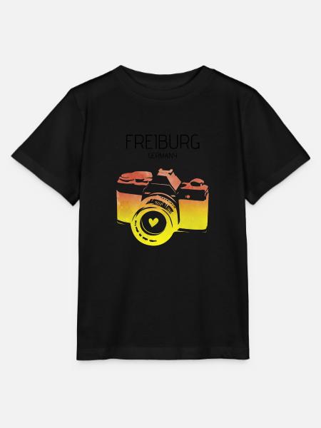Kamera Freiburg Deutschland - Stanley/Stella Kinder T-Shirt MINI CREATOR - Schwarz