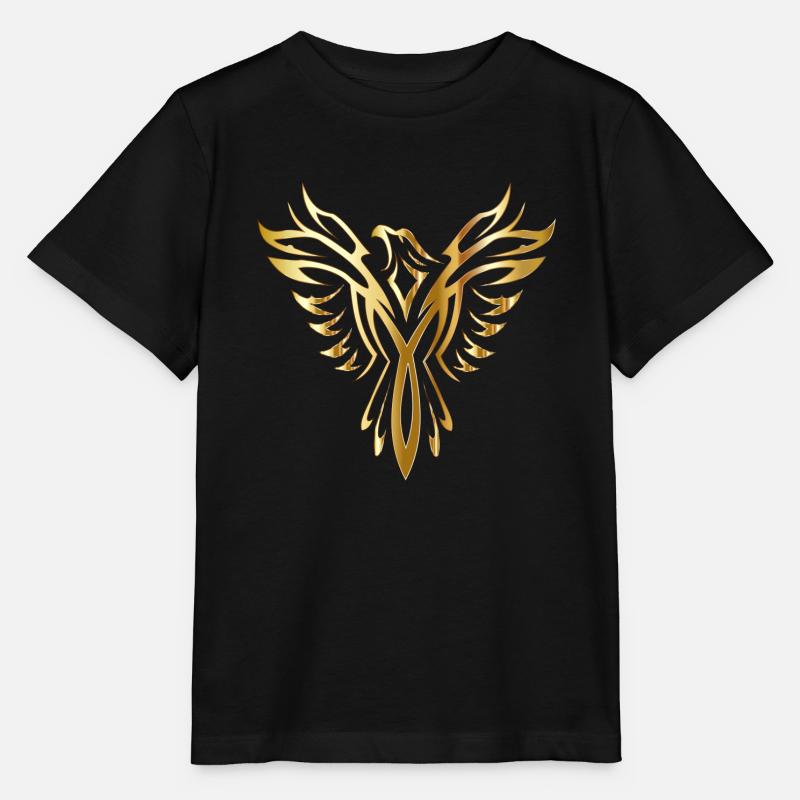 Le Phoénix qui renaît de ses cendres - T-shirt bio MINI CREATOR Stanley/Stella Enfant - noir