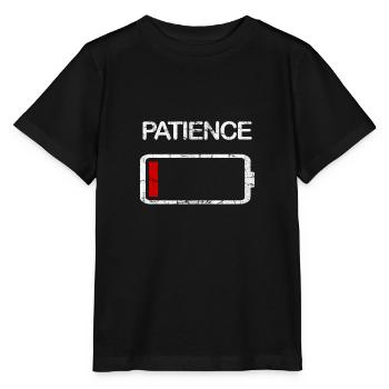 Akku leer Patience brushed - Stanley/Stella Kinder T-Shirt MINI CREATOR  - Schwarz - Vorne - Mikhail (115cm)
