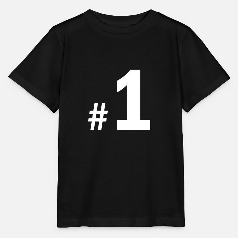 Number One - T-shirt bio MINI CREATOR Stanley/Stella Enfant - noir
