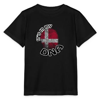Geschenk Its in my dna dns roots Daenemark - Stanley/Stella Kinder T-Shirt MINI CREATOR  - Schwarz - Vorne - Mikhail (115cm)