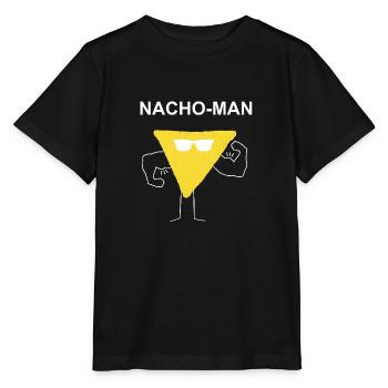 muscles Nacho Macho Man idée cadeau - T-shirt bio MINI CREATOR Stanley/Stella Enfant - noir - Devant - Mikhail (115cm)