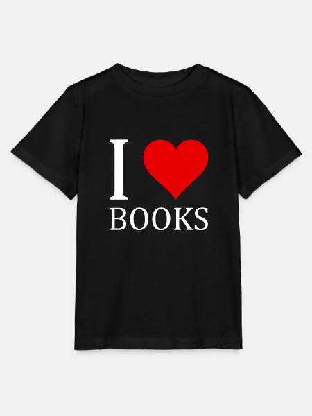 I love Books Design - Stanley/Stella Kinder T-Shirt MINI CREATOR  - Schwarz