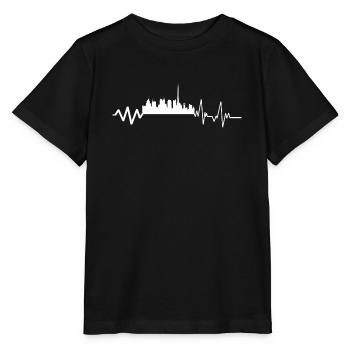 Heartbeat Dubai T-Shirt Gift United Emirate - Stanley/Stella MINI CREATOR Kids’ T-Shirt - black - Front - Mikhail (115cm)