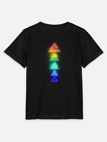 Neon Dreick Bunt - Stanley/Stella Kinder T-Shirt MINI CREATOR - Schwarz