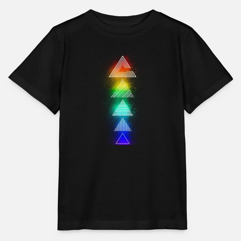 Neon Dreick Bunt - Stanley/Stella Kinder T-Shirt MINI CREATOR - Schwarz