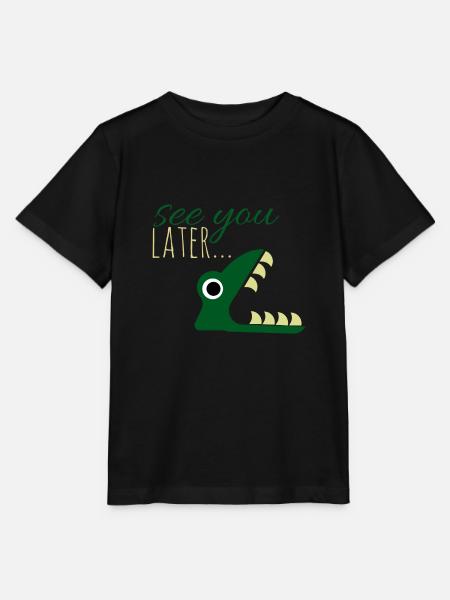 See you later.. - Stanley/Stella Kinder T-Shirt MINI CREATOR - Schwarz
