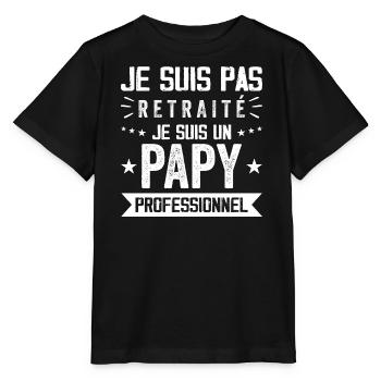 Nicht Retreat Opa Professional Opa Geschenk - Stanley/Stella Kinder T-Shirt MINI CREATOR  - Schwarz - Vorne - Mikhail (115cm)